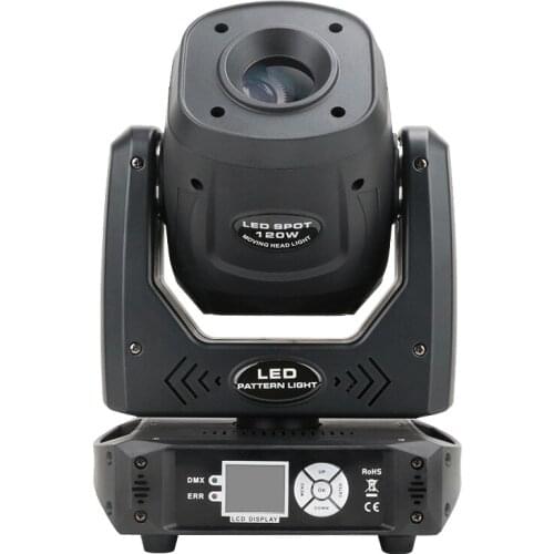 DMX Stage Lighting 100W LED moving head beam spot light gobo rotation color effect with 3 face prism for Disco club dj lights