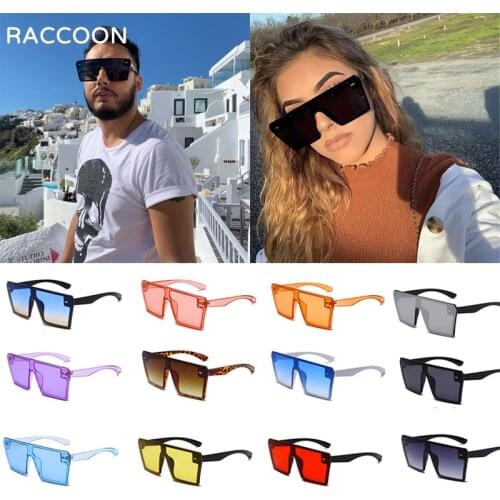 Oversized Pilot Square Sunglasses Men Women Vintage Big Frame Male Fashion Luxury Brand Sun Glasses UV400 Gafas De Sol