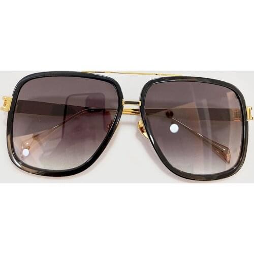 Retro Acetate Sunglasses Women Metal Square Sunglasses Women Vintage Oval Sun Glasses for Men Luxury Designer Gafas De Sol