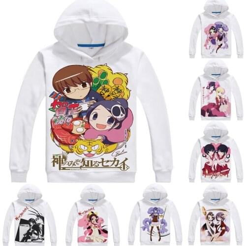 The World God Only Knows 3D Hoodies Men Hip Hop Long Sleeve Anime Hoodies Elsie Haqua Galgame Kaminomi Women Cosplay Sweatshirts