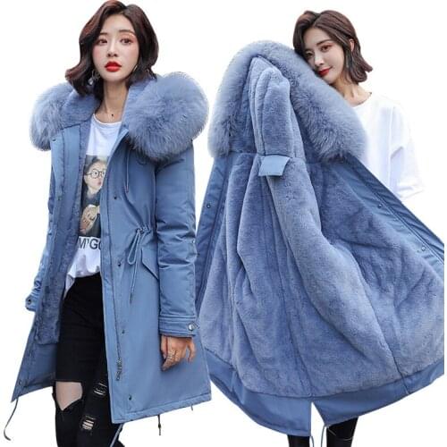 Winter Parkas 2020 winter womens Parkas coats hooded fur collar thick section warm winter Jackets snow coat jacket 937