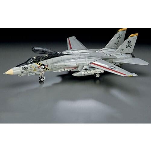 1/72 American F-14A Tomcat Carrier-based Fighter Skeleton Squadron 00544