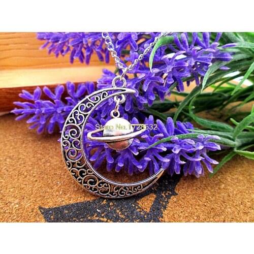 12pcs/lot Women Fashion Harajuku necklace, Crescent Moon necklace with sun charm, moon and star necklace, sun and moon necklace