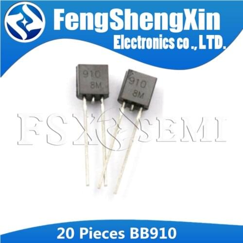 20pcs BB910 910 TO-92 910 TO92S varactor diode