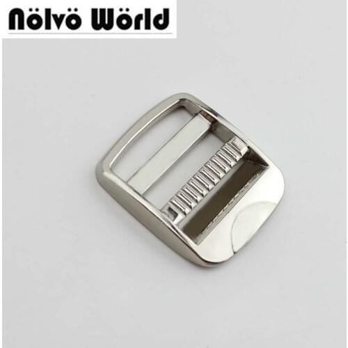 30pcs 4colors 25mm 1 Inch bags metal fitting hardware accessories square buckles free dropship,hardware slider buckles