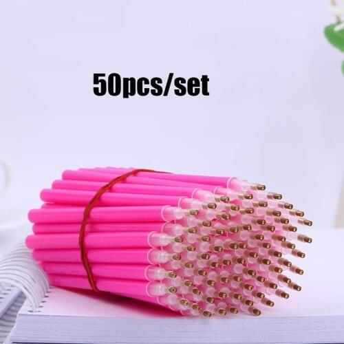 50pcs 5D DIY diamond painting pen Accessory Diamond mosaic Drill tools red Pens Embroidery Square round drill General purpose