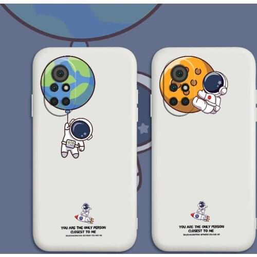 Hug The Moon Phone Case For Huawei Nova8 8Pro 8SE Nova 7 7Pro 7SE 6 6se 5 5Pro 5Z 5I 5Ipro 5T 4 4E Silicone Cover