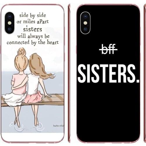 Best Friends Bff Sisters For Huawei Honor 5C 5X 6A 6X 7 7A 7X 8 8A 8S 8X 9 10 30 Lite Pro Y6 II Y7 Y9 Prime 2019 Soft Pattern