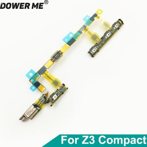 Dower Me Power On/Off Switch Volume Camera Button Vibrator Flex Cable For Sony Xperia Z3 Compact Z3mini Z3c M55W D5803 D5833