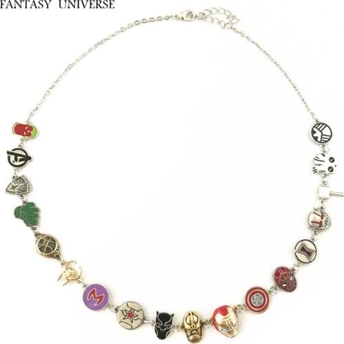 FANTASY UNIVERSE Freeshipping 20pc a lot Superhero Necklace KFD01