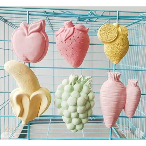 Guinea Pig Hamster Rabbit Teeth Fruit Grinding Stone Small Pet Supplies Minerals