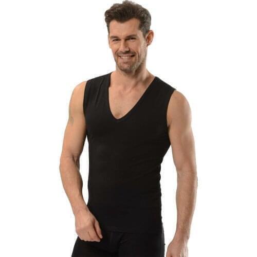 Jiber mens V-neck Lycra sleeveless Athl 3 Pack package -117