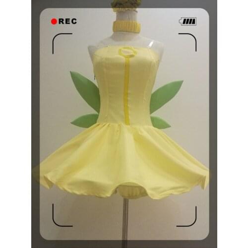 Cardcaptor Sakura Kinomoto Sakura Clow Card Episode 12 Time Card Battle Dress Outfit Anime Cosplay Costume B002