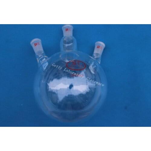 3000ml (3L) three-neck Round bottom flask,3-neck, Joint 24/40,heavy wall (Laboratory Glassware instrument)