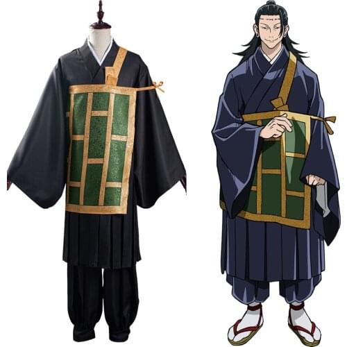 Anime Jujutsu Kaisen-Suguru Getou Cosplay Costume Kimono Outfits Halloween Carnival Suit