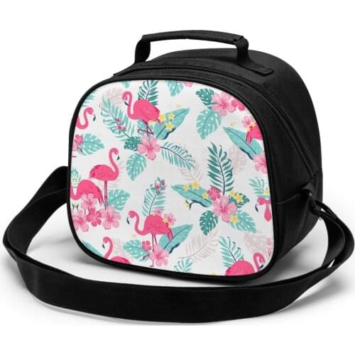 Flamingo Easily used as lunch bag, Childrens meal bag, sundry bag or shopping bag Flamingo bento Childrens meal bag for kids