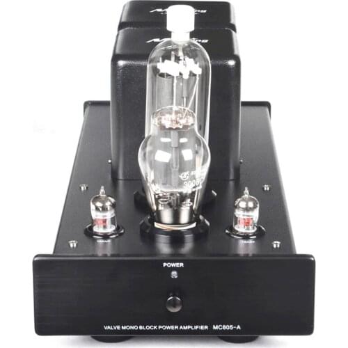 MC805-A mono post-amplifier, pure class A single-ended high-fidelity HIFI fever amplifier, frequency response 15Hz ~ 25KHz ± 1dB