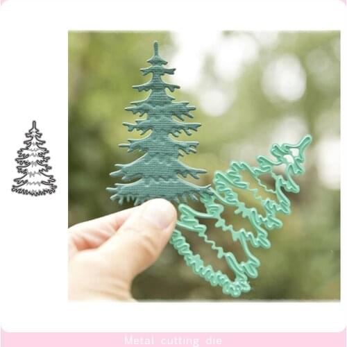 Mini Spruce tree Metal Cutting Dies for DIY Scrapbooking Photo Album Decorative Embossing Paper Card Crafts Die Cut 2019