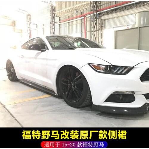 Applicable to Model 15-20 Year Ford Original Carbon Fiber Side Mustang Modified Skirt Replacement Threshold