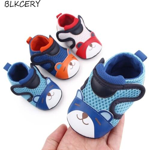 Fashion Newborn Baby Boy Shoes for 1 Year Old Cartoon Bear Trainers Infant Girl Loafers Toddler Soft Sole Tenis Doll Gifts 0-18M