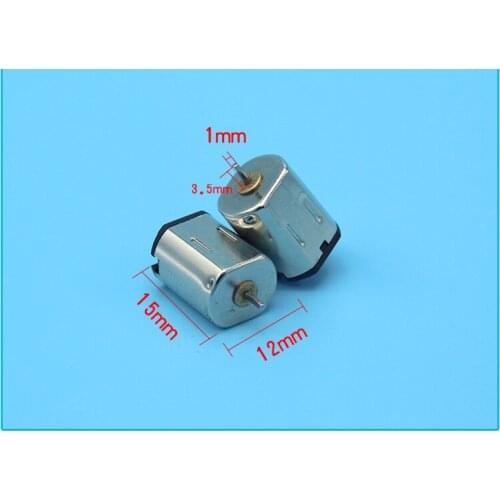5PCS N20 strong magnet dc motor DIY high speed model airplane 1.5V 2V Small production material