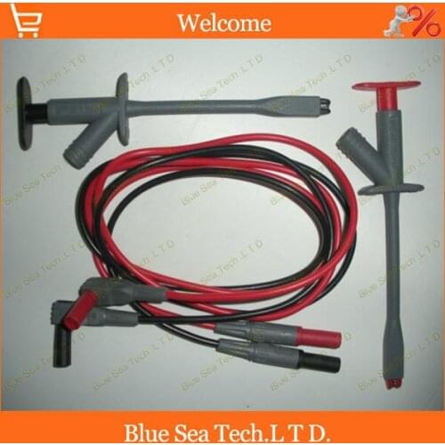 Multimeter & car industry test tool kids/sets.test hook/clip +1.0M plug test cable 2 in 1 testing tool,CATIII 1000V/16A
