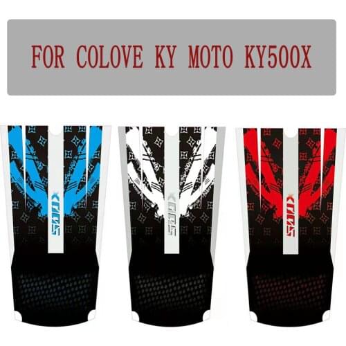 Motorcycle Stickers Gas Tank Pad Protector Side Decals Waterproof For Colove KY MOTO KY500X KY 500 X