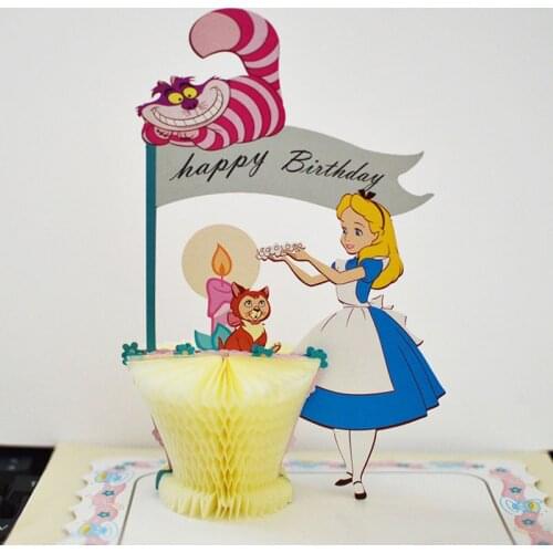 New 3D Pop Up Princess Greeting Card Birthday Cards With Envelope Handmade Postcard Blessing Card Gifts For Girl