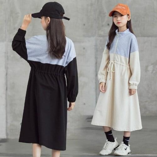 New Patchwork Kids Sweatshirt Dress Girl Dress Autumn 2020 New Mother and Daughter Clothes Cotton Baby Christmas Dress, #8984