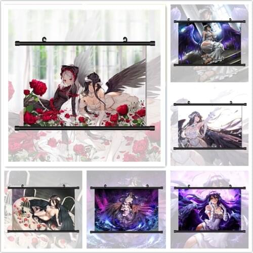 Overlord Albedo Anime Manga HD Print Wall Poster Scroll