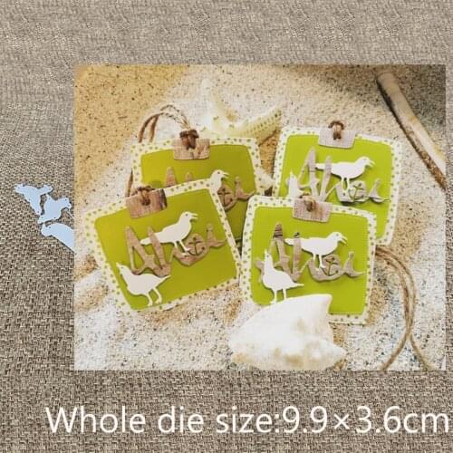 New Design Craft Metal Cutting Die die cuts 3pcs white egret bird decoration scrapbook Album Paper Card Craft Embossing die cuts