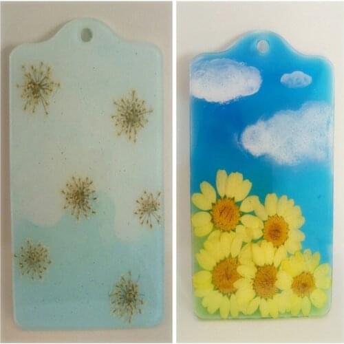 DIY Card Cover Mold Full Mirror Translucent Manual Accessories Silicone Molds Chocolate Epoxy Mould Cake Decorating Tools Q109