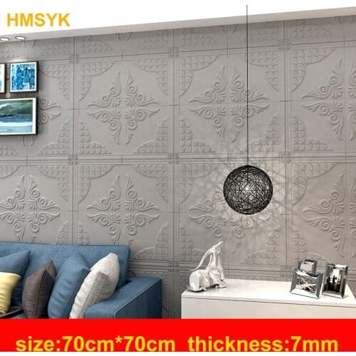 Self-adhesive 3d Foam Wall Stickers Living Room Background Bedroom Decoration Stickers Soundproof Waterproof Wallpaper Stickers