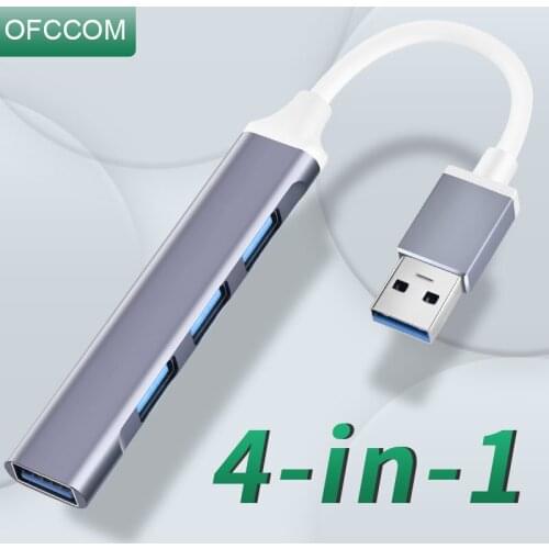 USB C HUB 3.0 Type C 3.1 4 Port Multi Splitter Adapter OTG For Lenovo Xiaomi Macbook Pro 13 15 Air Pro PC Computer Accessories