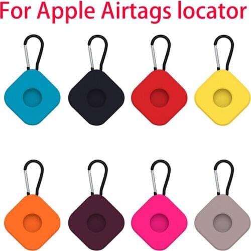 Protective Cover Location Tracker Silicone Case With Buckle Soft Silicone Protective Sleeve Cover For AirTags Tracker Newest