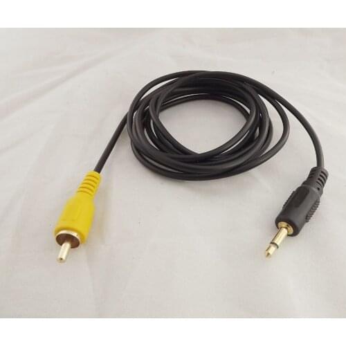 1pcs Gold 6Ft 3.5mm 1/8" Mono Male Mini Plug To RCA Male Audio Adapter Cable Cord