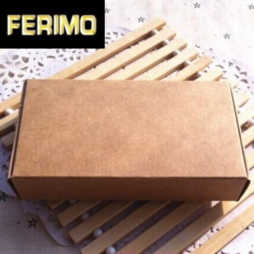 15pcs Blank Kraft Candy Box, Handmade Soap Box, Jewelry Cookies Gift Paper Party Birthday Wedding Favor Box