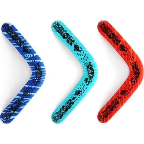 40JC 8In V-shape Boomerang Flying Disc with Round Edge Injury Free Beach Toy Outdoor Activities Interactive Gift for Toddler