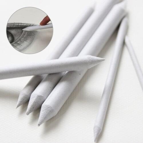 6Pcs/Set Double Head Sketch Paper Pen Sketch Drawing Eraser Art Painting Office School Supplies White Pen Eraser Correction Pens