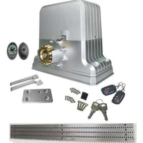 Automatic warm-up 1800KG silding gate opener Door Motor operators with 4m rack waterproof