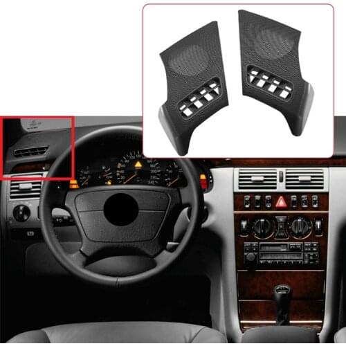 Car Dash Board R+L Side Air Vent Speaker Grill Cover for Mercedes Benz W210 E-CLASS E320 E430 E55 1996-2002