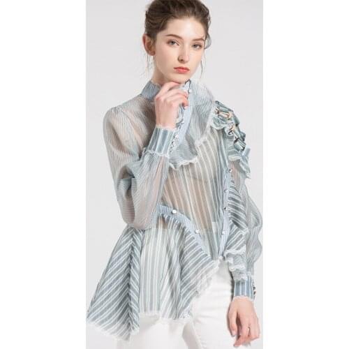 Bailansi Striped Blouses