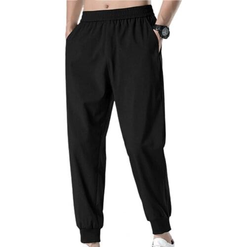 Jogging Pants Men Casual Pants Gym Trousers Men Sports Pants Elastic Waist Ankle Banded Oversize Pants Sweatpants Streetwear