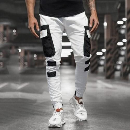 2021New Mens Big Pocket Cargo Harem Pants Casual Trousers Male Hip Hop Men Jogger Sweatpants Fashion Streetwear Pants