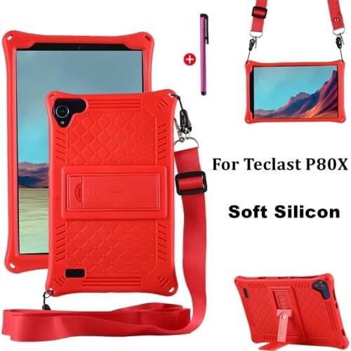 Case for Teclast P80X 8.0 inch ablet Case Fashion Silicon Back shell cover for Teclast P80H P80X P80 Stand Protect Shell
