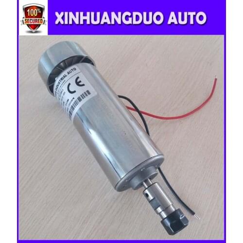 500W DC spindle motorER11 collet 52mm diameter DC 48V CNC Carving Milling Air cold Spindle Motor For Engraving