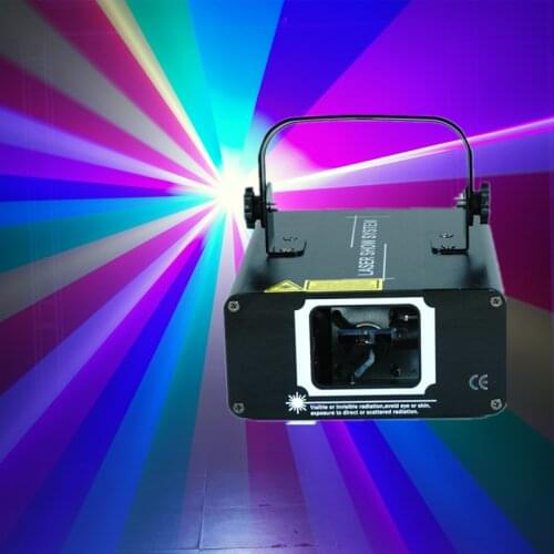 Fast delivery DJ Laser Stage Light Full Color 96 RGB Patterns Projector Stage Effect Lighting For Disco Xmas Party 1 Head Laser