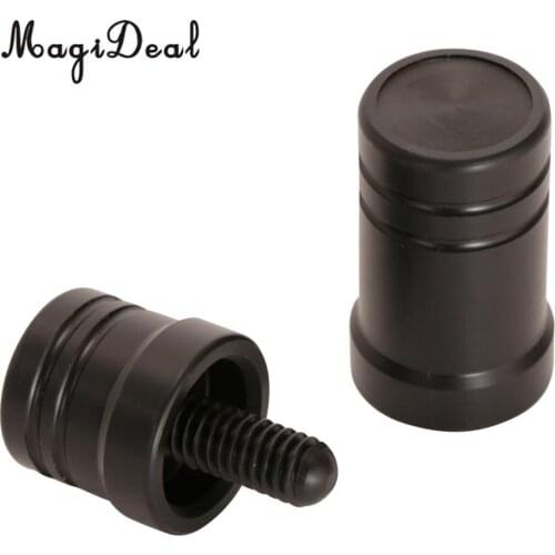 MagiDeal High Quality Plastic 5/16 x 18 Joint Protectors for Fun Indoor Board Game Billiard Pool Cue Stick - 2 Piece Set Black