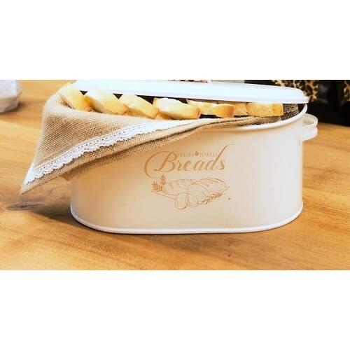 Lavin Metal Breadstuff Decorative Bread Box Home, Kitchen Office Organiser Bread Cabinet Breadstuff