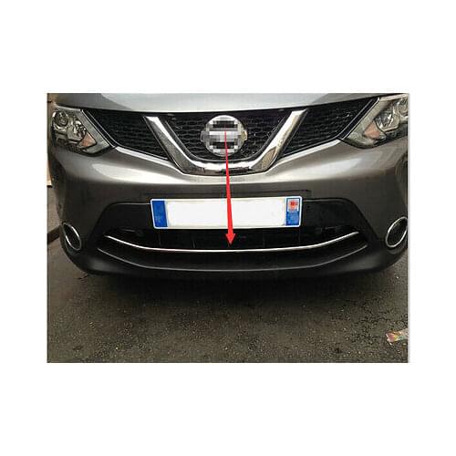 Front Bottom Grill Grid Grille Bumper Cover Trim for Nissan Qashqai 2014 - 2016